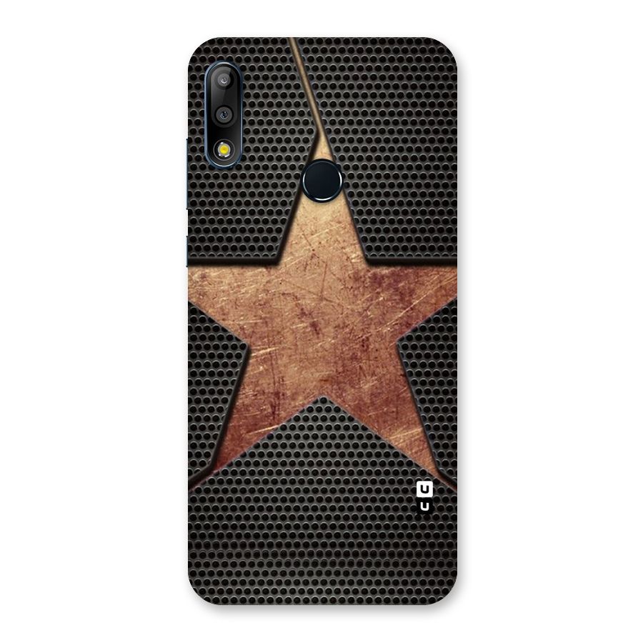 Rugged Gold Star Back Case for Zenfone Max Pro M2