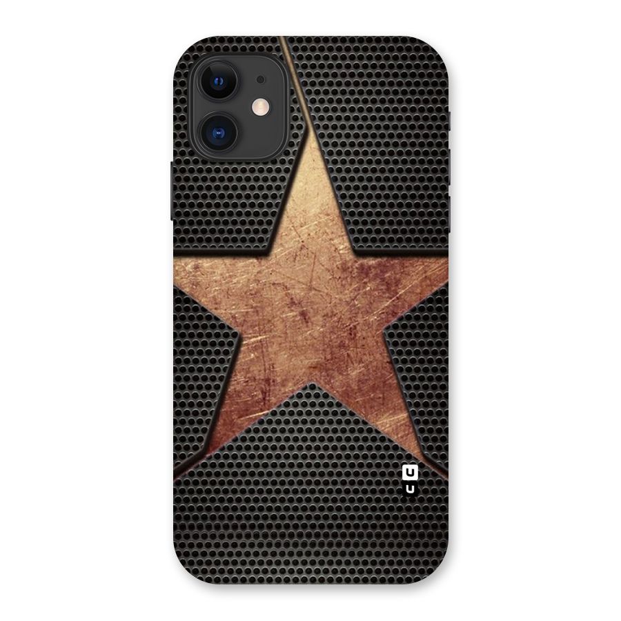 Rugged Gold Star Back Case for iPhone 11