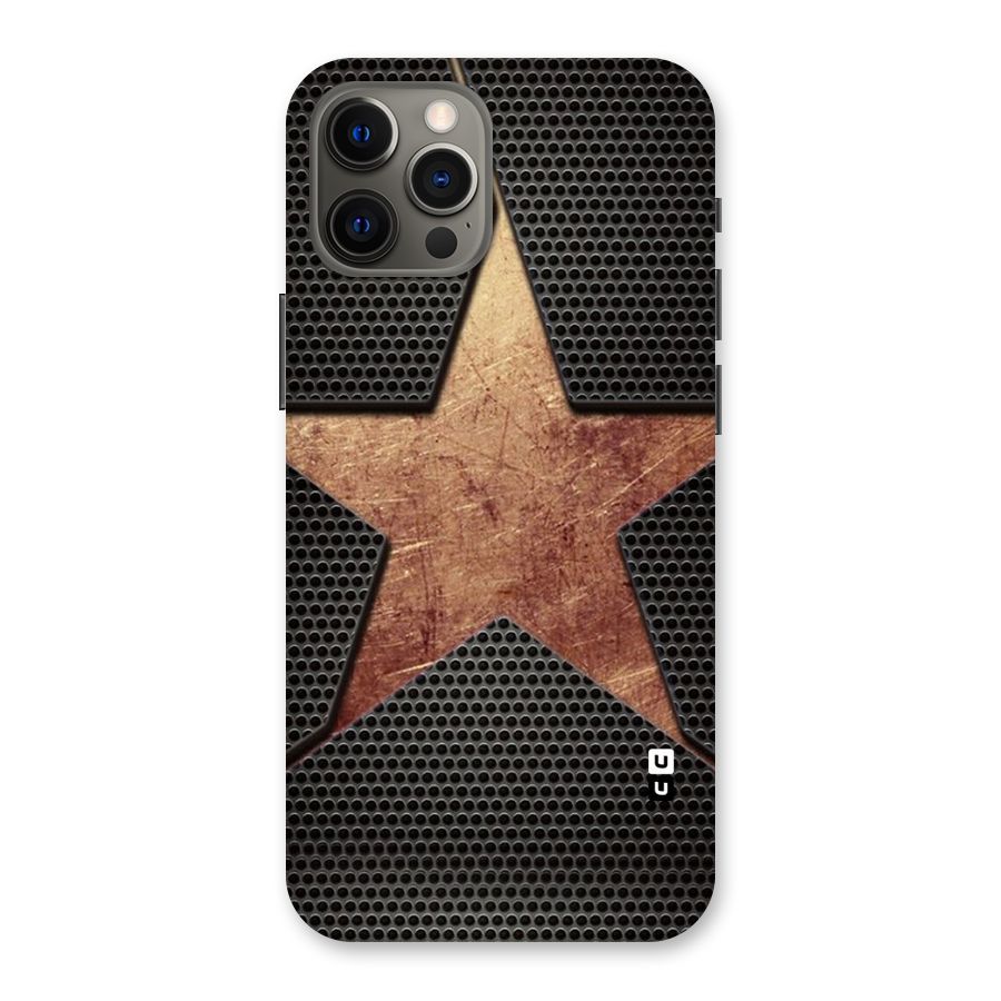 Rugged Gold Star Back Case for iPhone 12 Pro Max