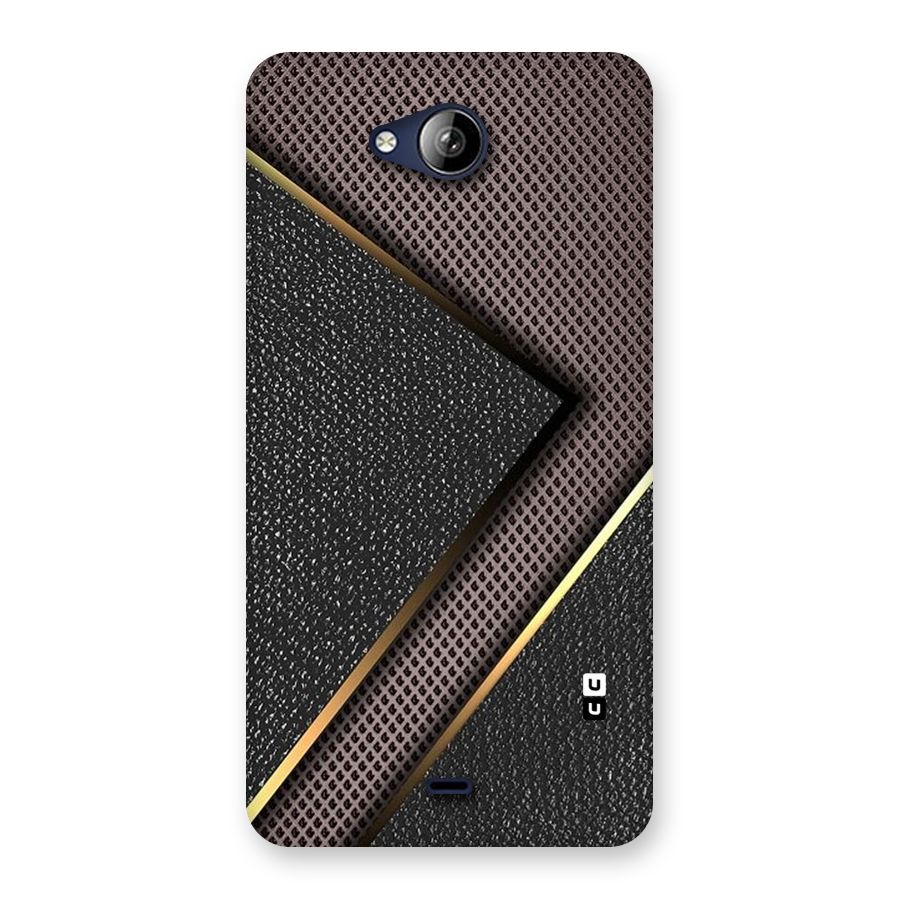 Rugged Polka Design Back Case for Canvas Play Q355