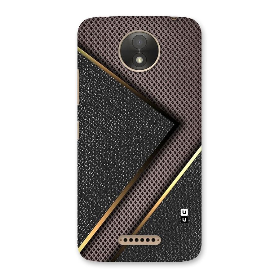 Rugged Polka Design Back Case for Moto C Plus