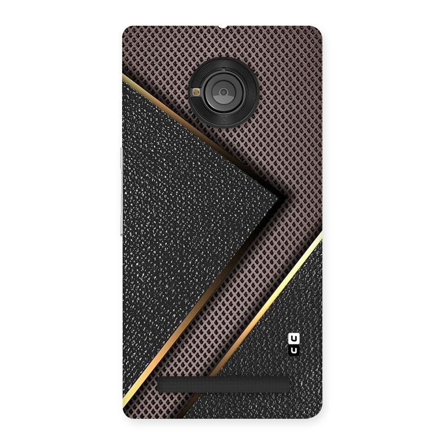 Rugged Polka Design Back Case for Yu Yuphoria