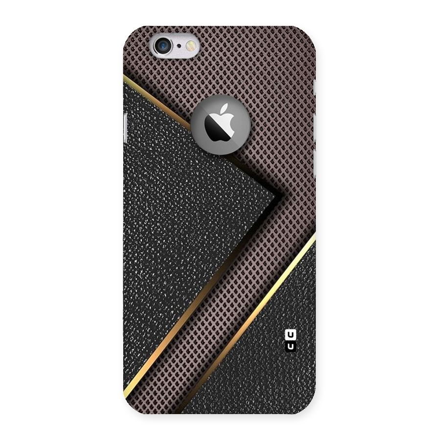 Rugged Polka Design Back Case for iPhone 6 Logo Cut