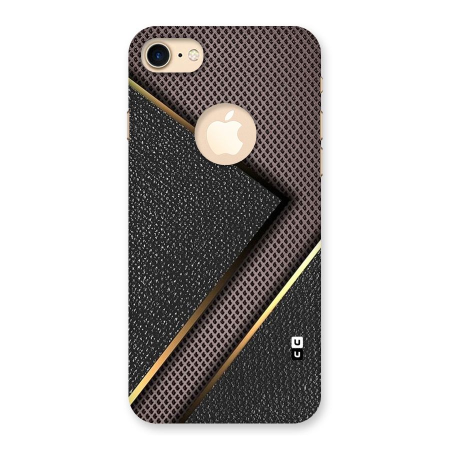 Rugged Polka Design Back Case for iPhone 7 Logo Cut