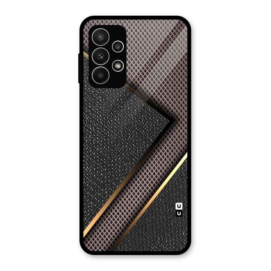 Rugged Polka Design Glass Back Case for Galaxy A23