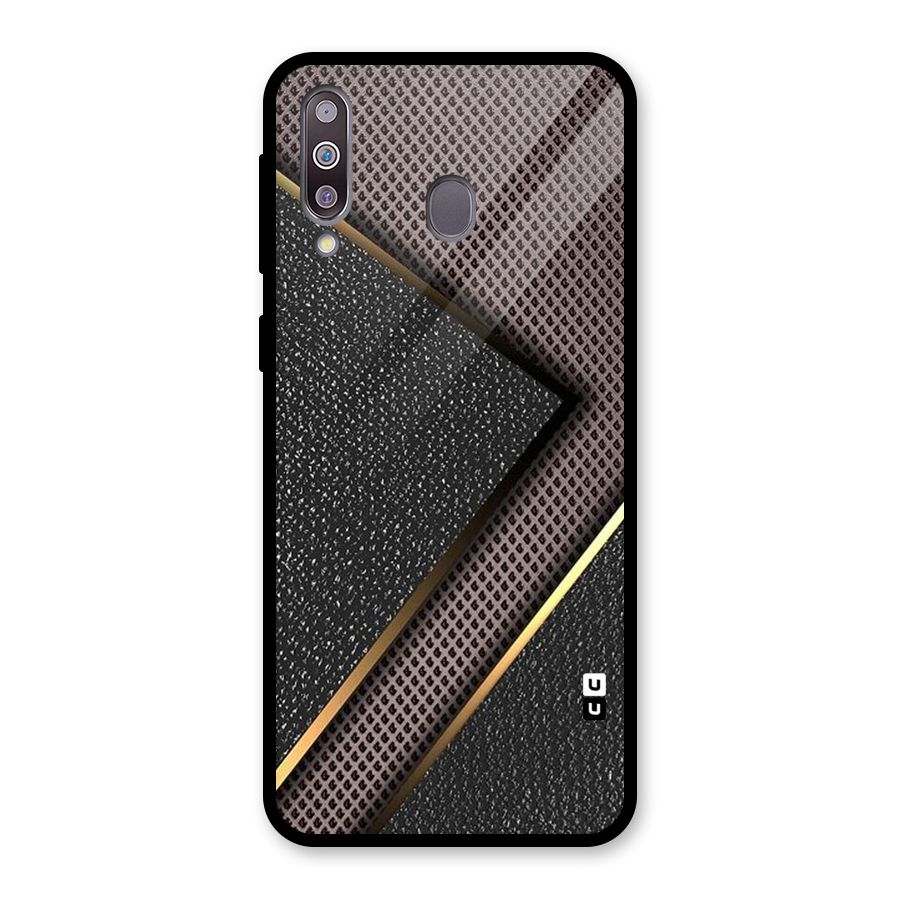 Rugged Polka Design Glass Back Case for Galaxy M30