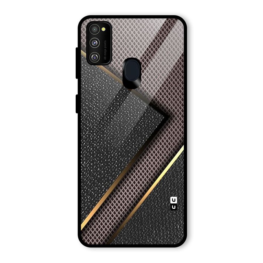 Rugged Polka Design Glass Back Case for Galaxy M30s