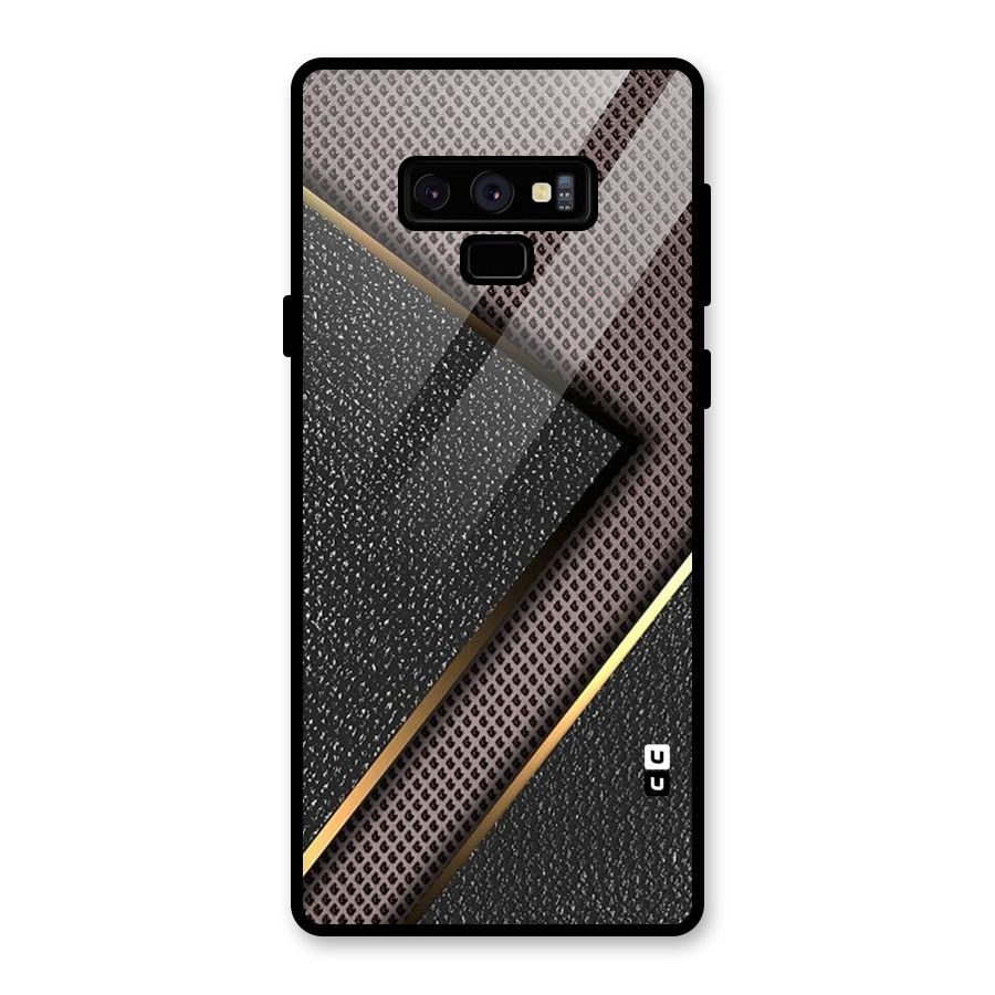 Rugged Polka Design Glass Back Case for Galaxy Note 9