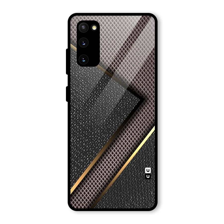 Rugged Polka Design Glass Back Case for Galaxy S20 FE