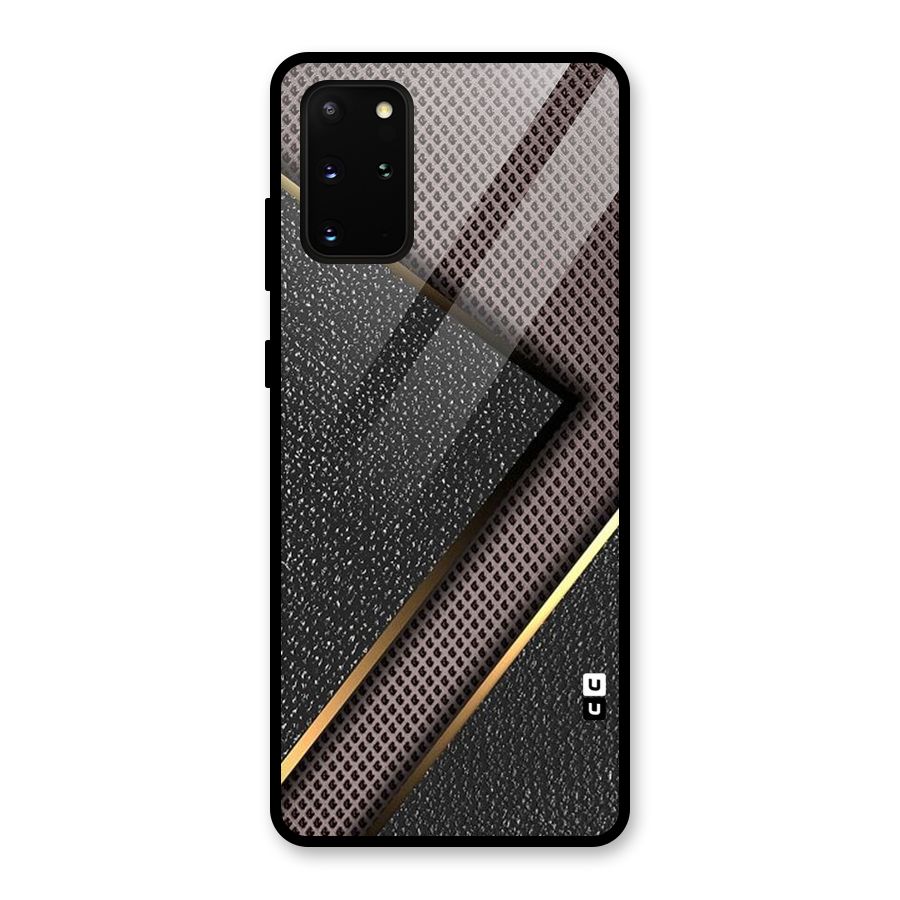 Rugged Polka Design Glass Back Case for Galaxy S20 Plus