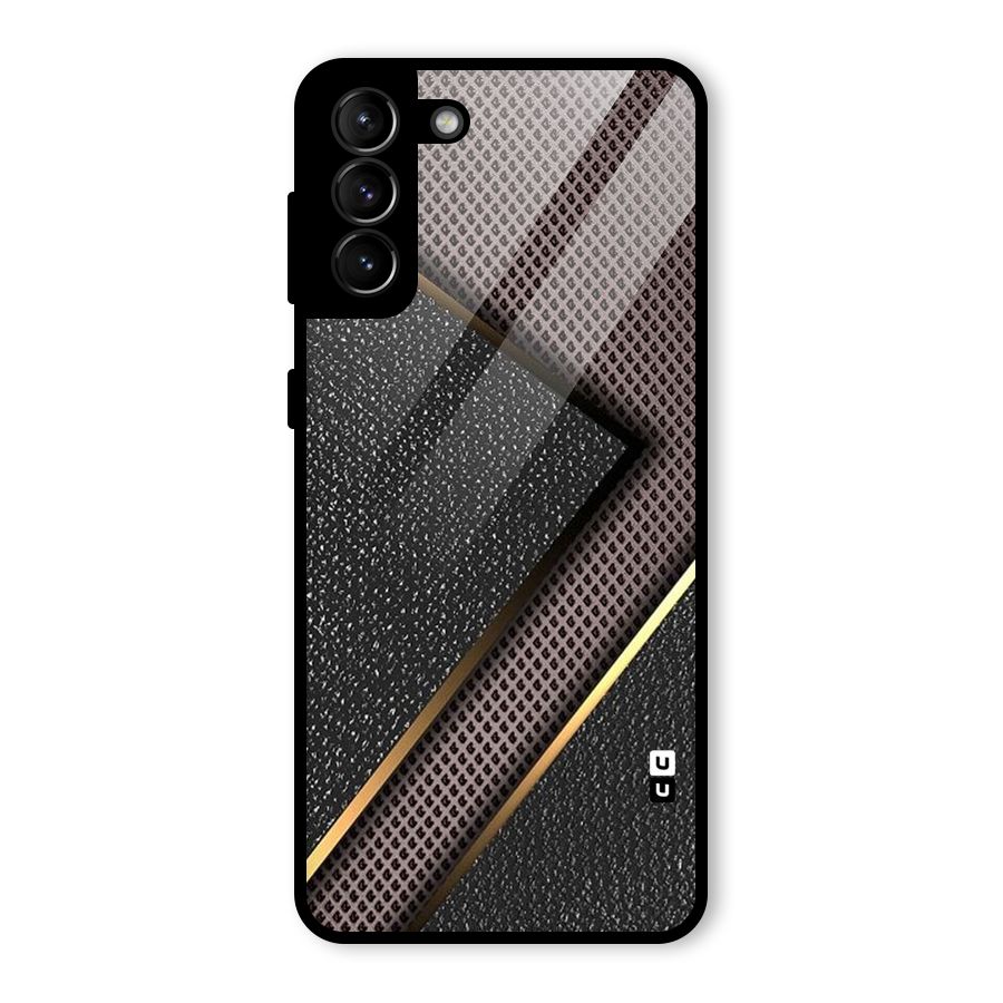 Rugged Polka Design Glass Back Case for Galaxy S21 Plus