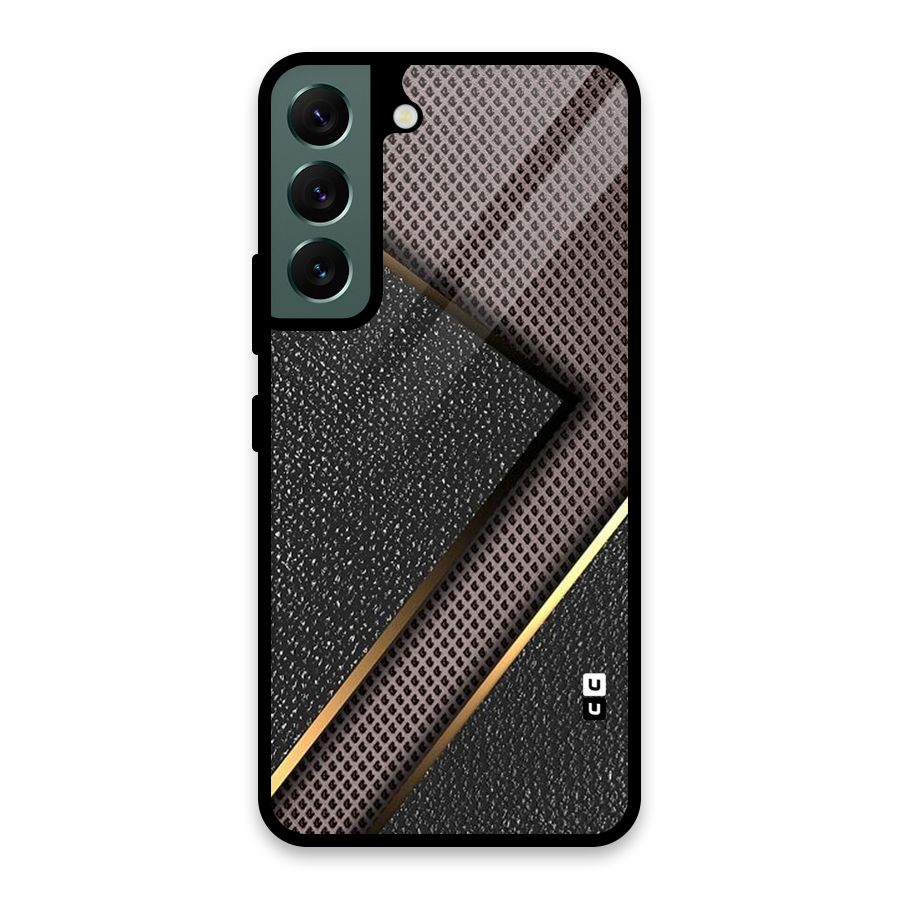 Rugged Polka Design Glass Back Case for Galaxy S22 5G