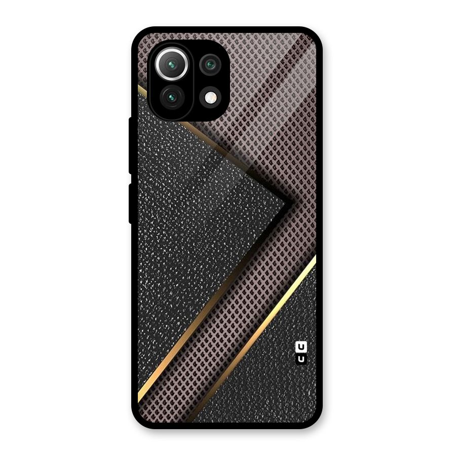 Rugged Polka Design Glass Back Case for Mi 11 Lite