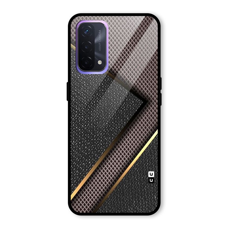 Rugged Polka Design Glass Back Case for Oppo A74 5G