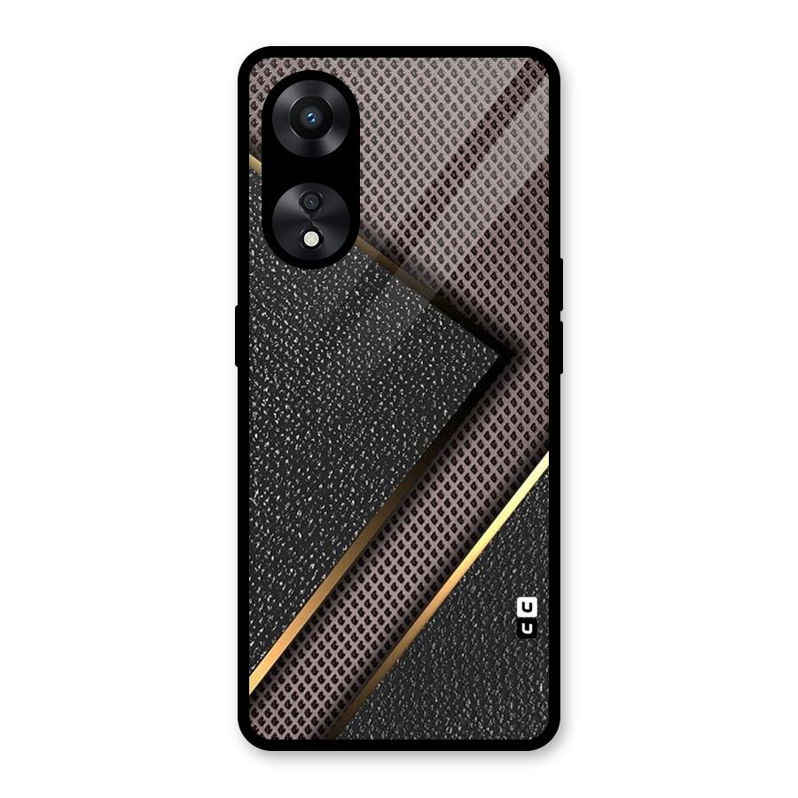 Rugged Polka Design Glass Back Case for Oppo A78