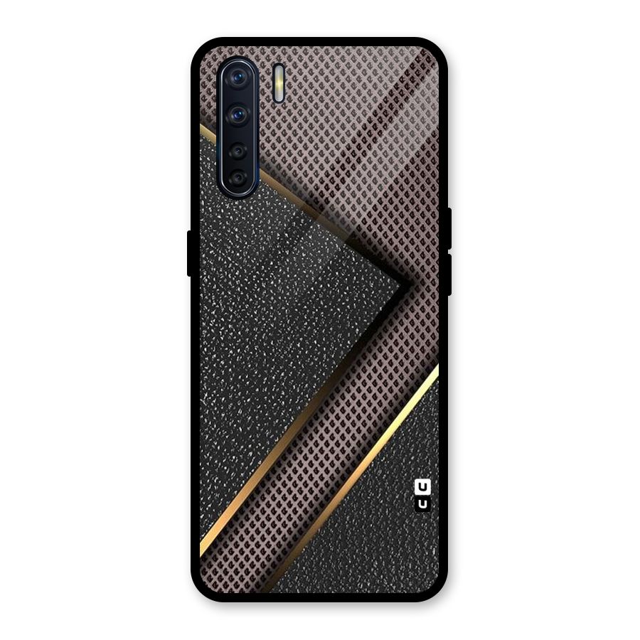 Rugged Polka Design Glass Back Case for Oppo F15