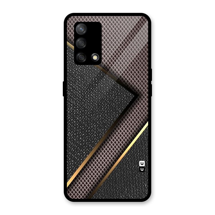 Rugged Polka Design Glass Back Case for Oppo F19