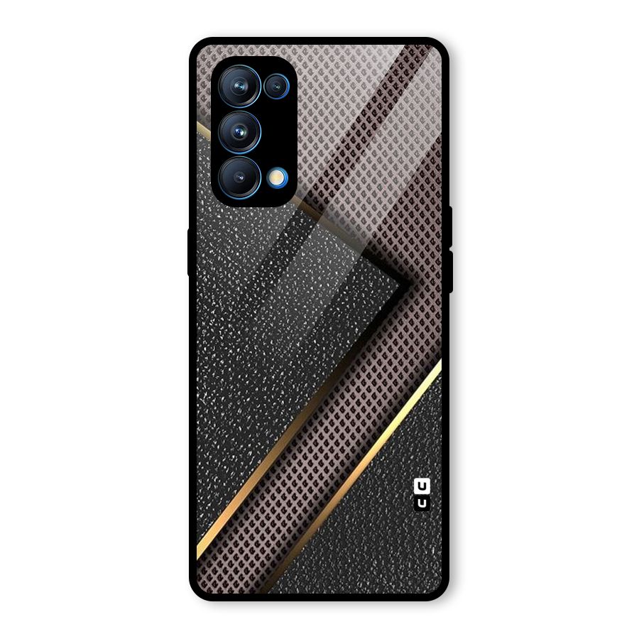 Rugged Polka Design Glass Back Case for Oppo Reno5 Pro 5G