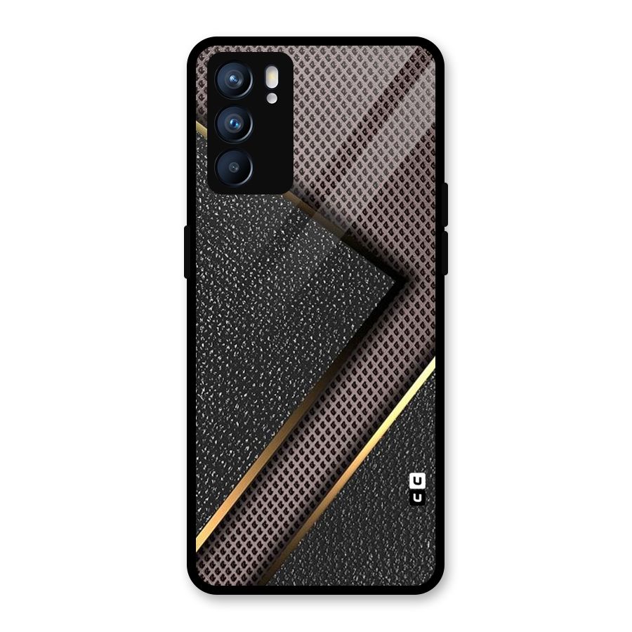 Rugged Polka Design Glass Back Case for Oppo Reno6 5G