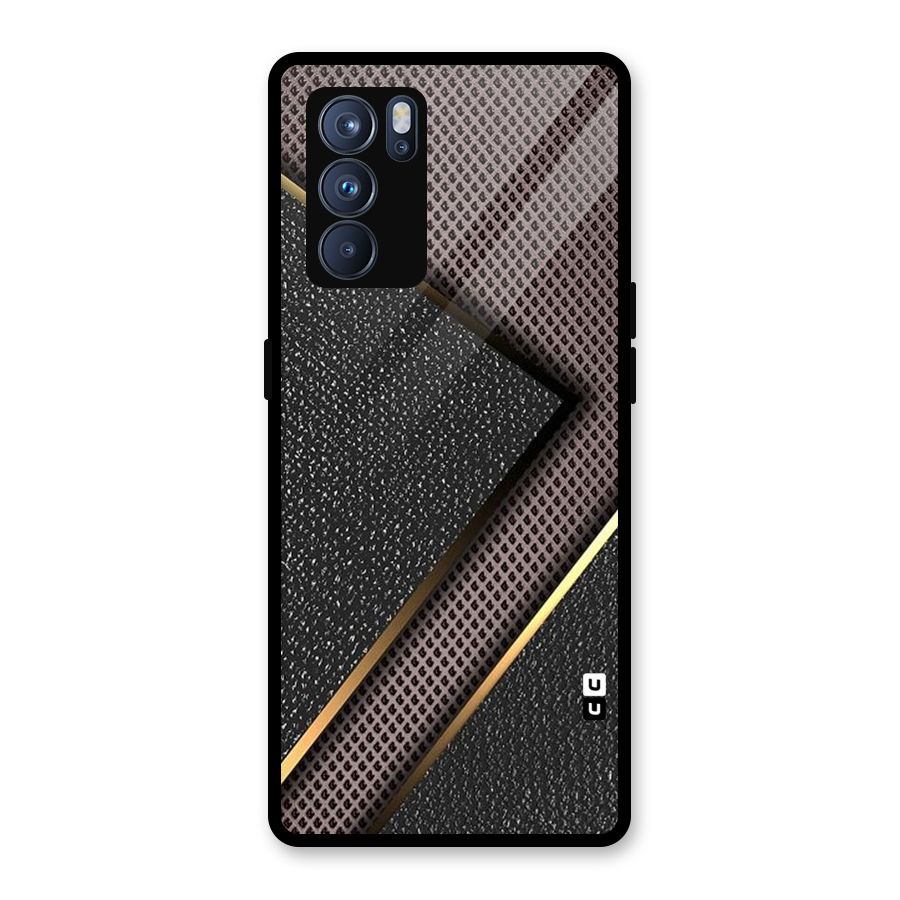 Rugged Polka Design Glass Back Case for Oppo Reno6 Pro 5G