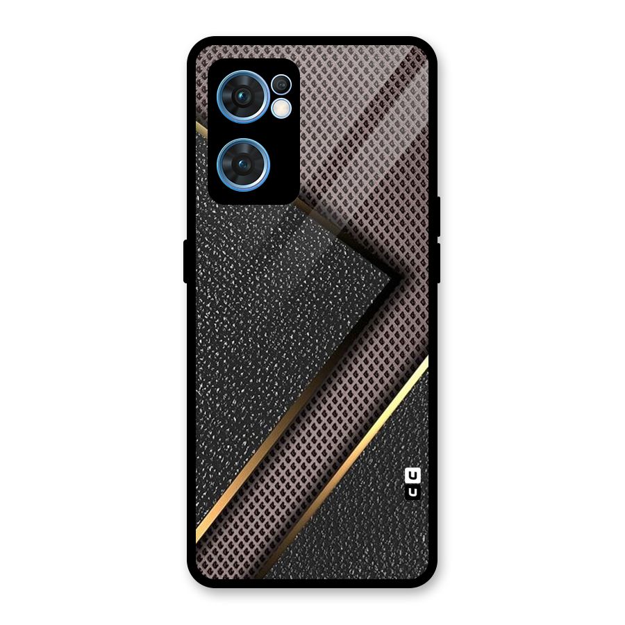 Rugged Polka Design Glass Back Case for Oppo Reno7 5G