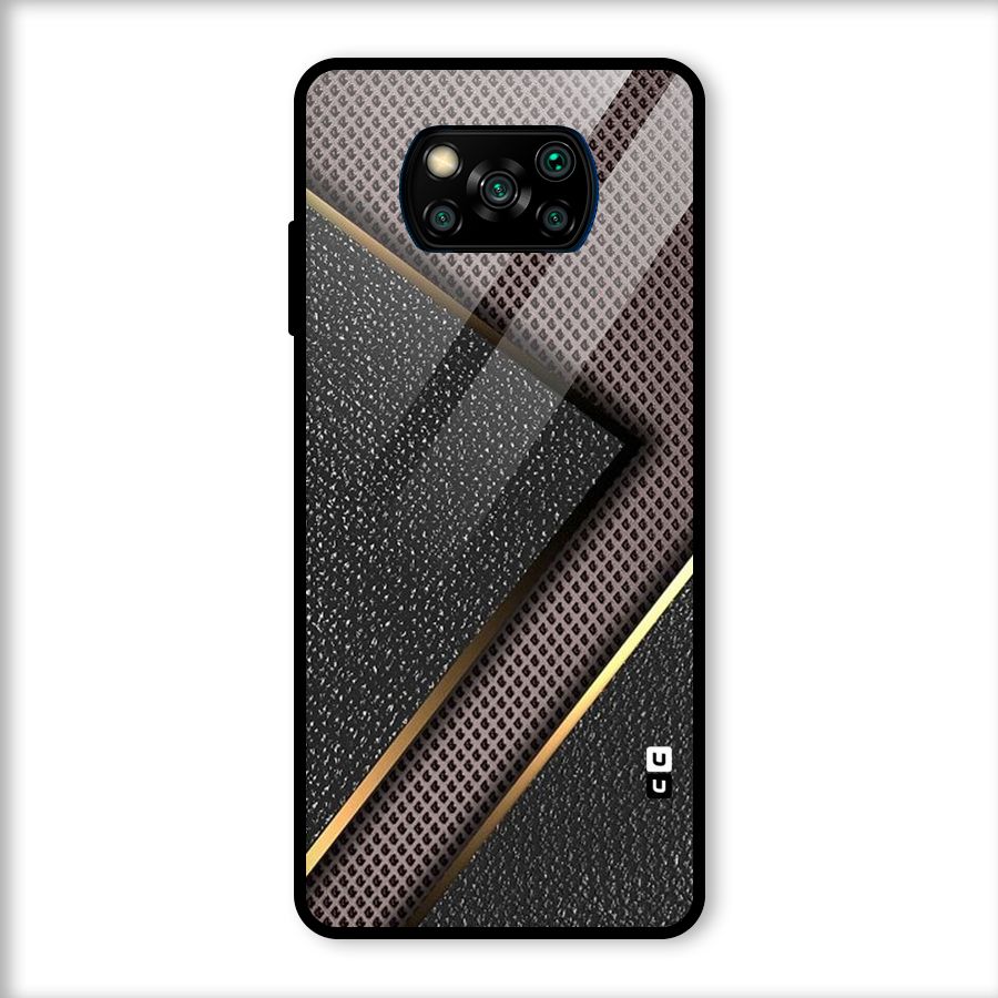 Rugged Polka Design Glass Back Case for Poco X3