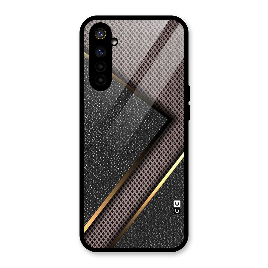 Rugged Polka Design Glass Back Case for Realme 6i