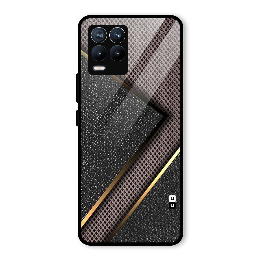 Rugged Polka Design Glass Back Case for Realme 8