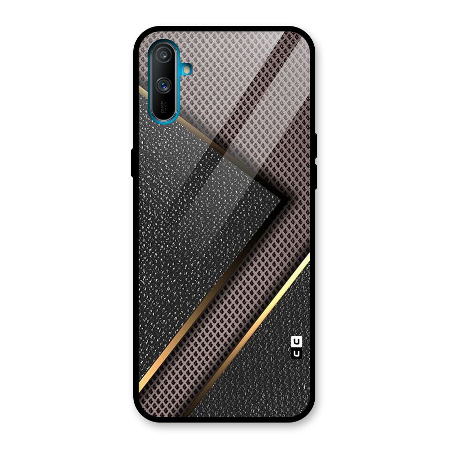 Rugged Polka Design Glass Back Case for Realme C3