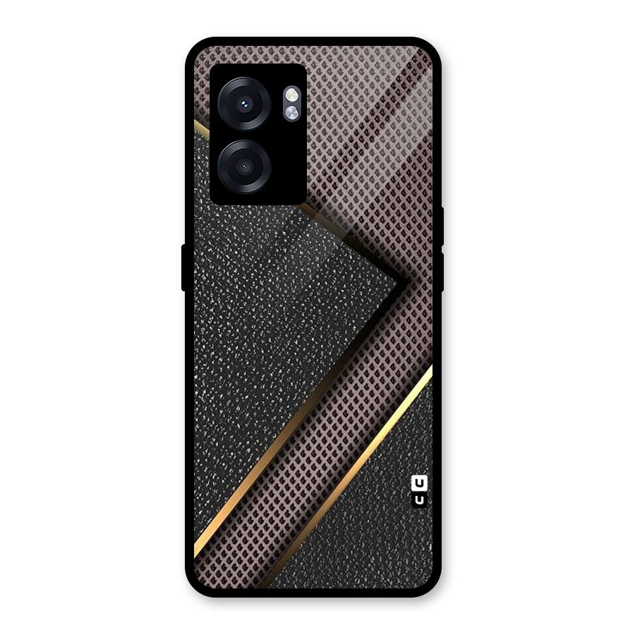 Rugged Polka Design Glass Back Case for Realme Narzo 50 5G
