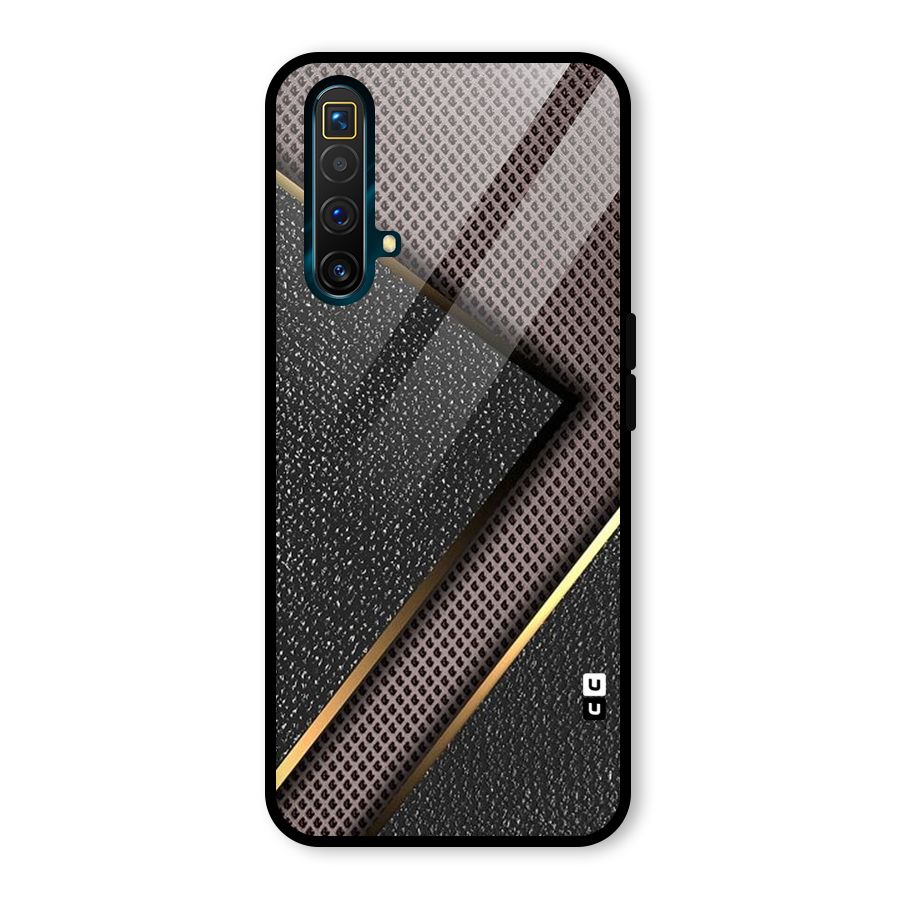 Rugged Polka Design Glass Back Case for Realme X3