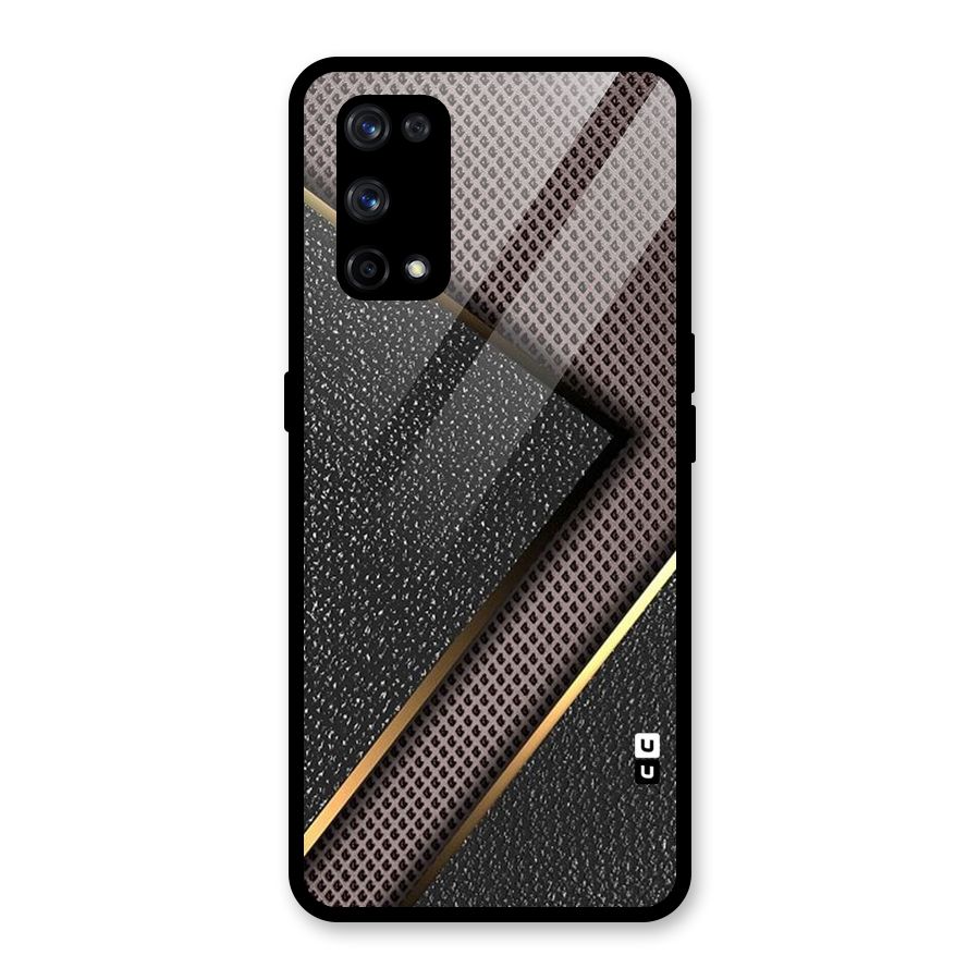 Rugged Polka Design Glass Back Case for Realme X7 Pro