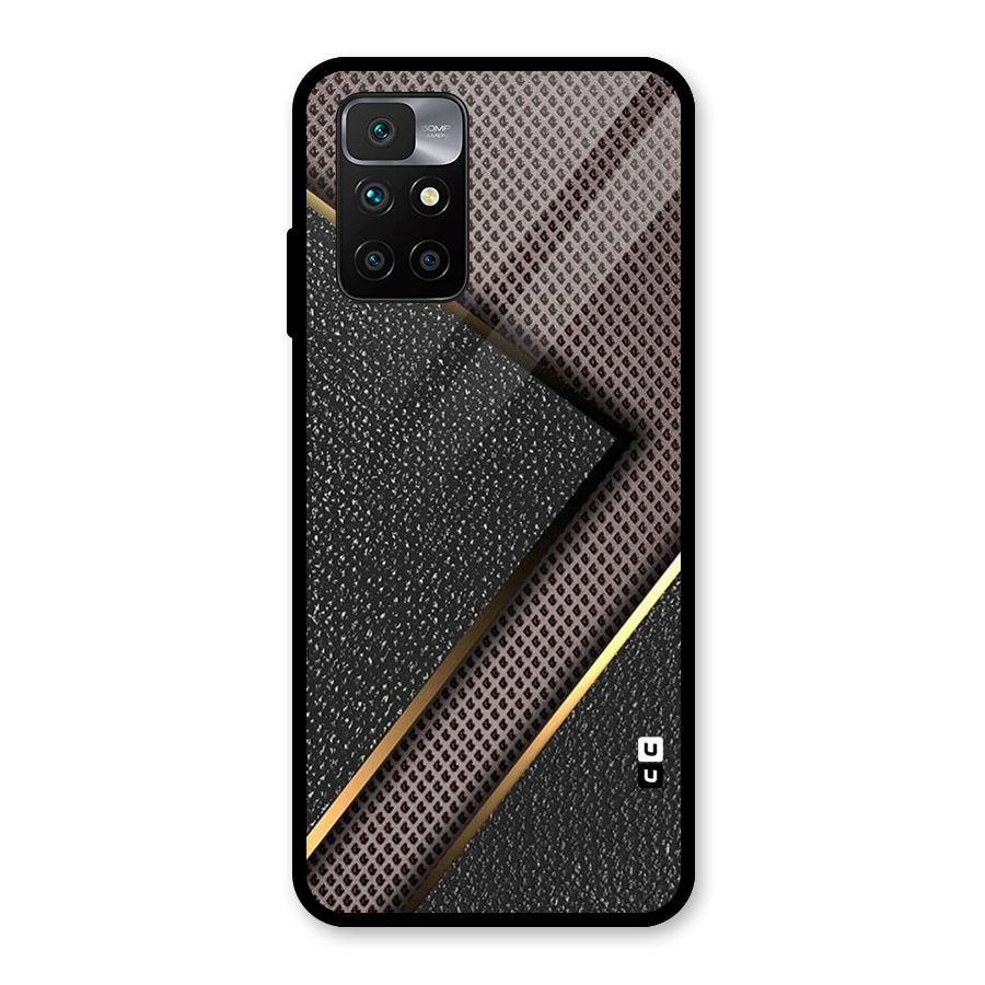 Rugged Polka Design Glass Back Case for Redmi 10 Prime