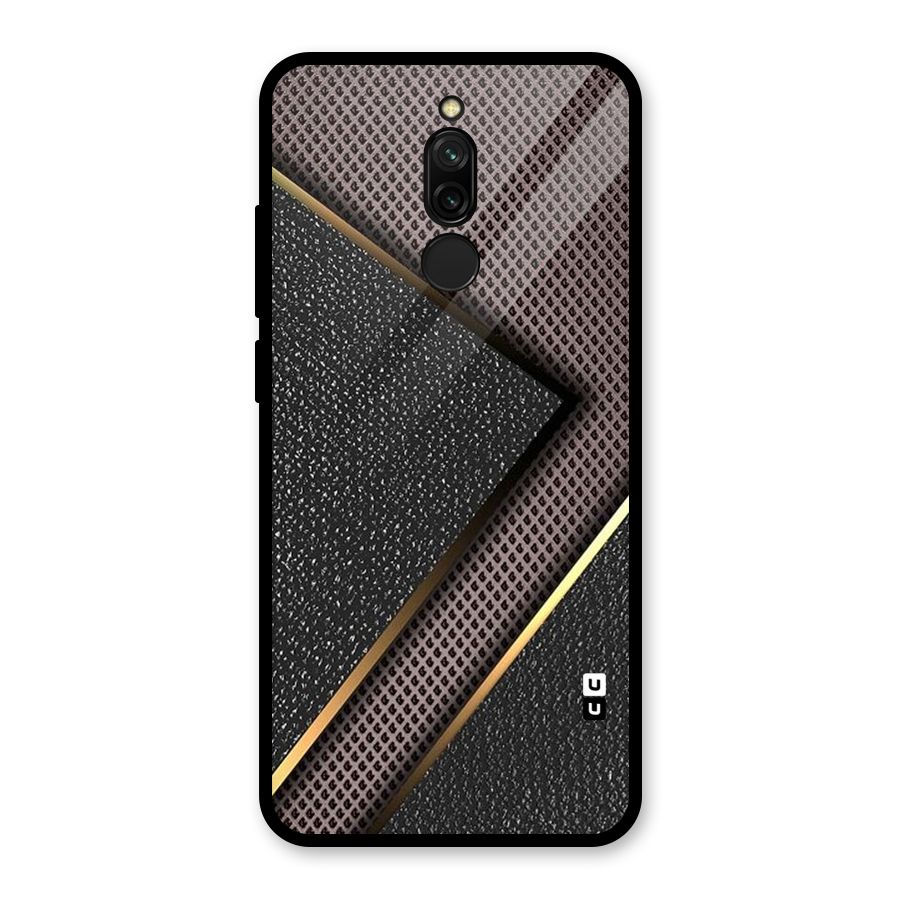 Rugged Polka Design Glass Back Case for Redmi 8