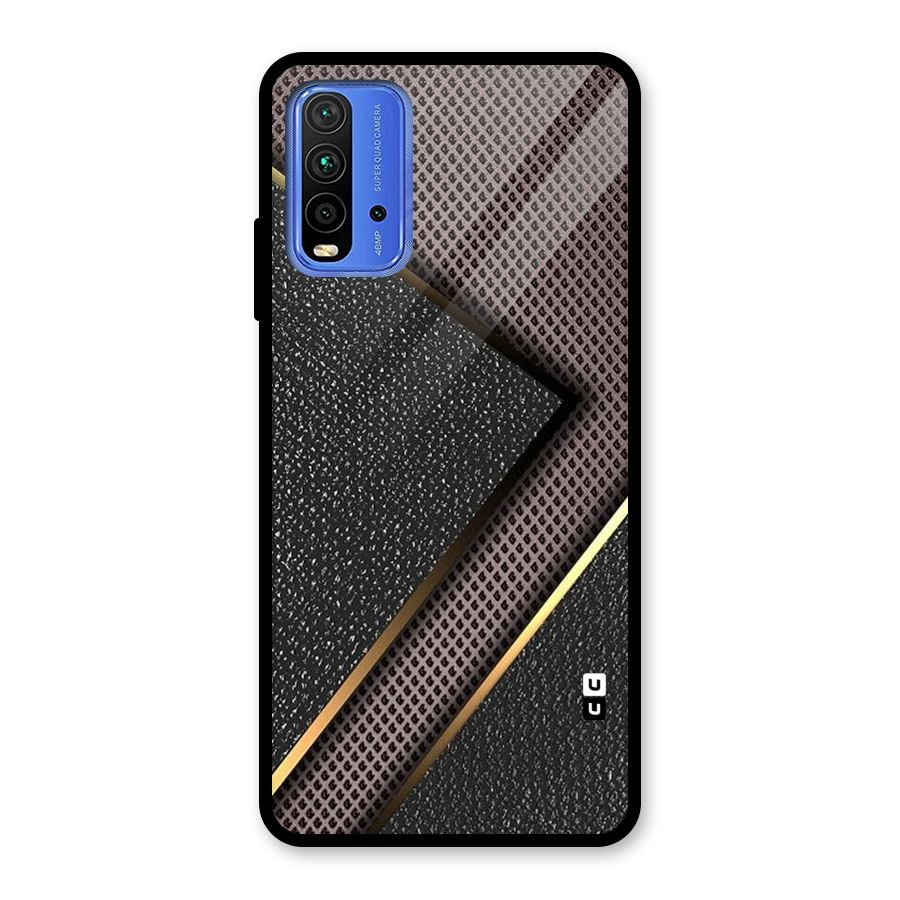 Rugged Polka Design Glass Back Case for Redmi 9 Power