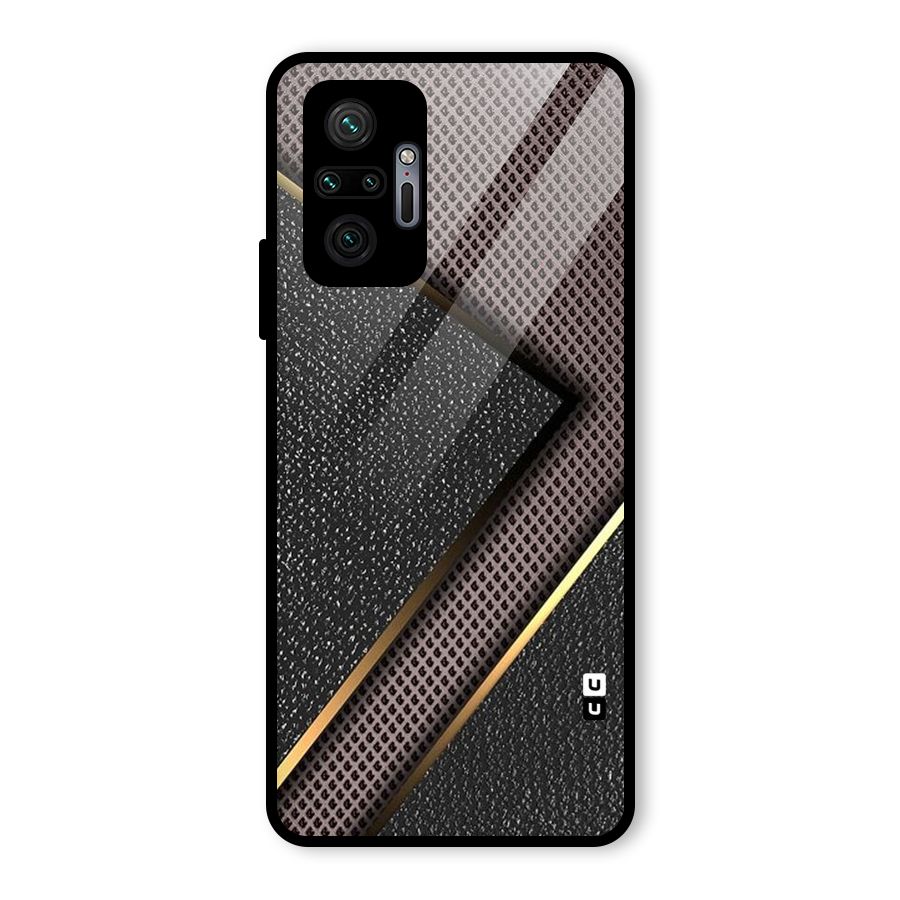 Rugged Polka Design Glass Back Case for Redmi Note 10 Pro