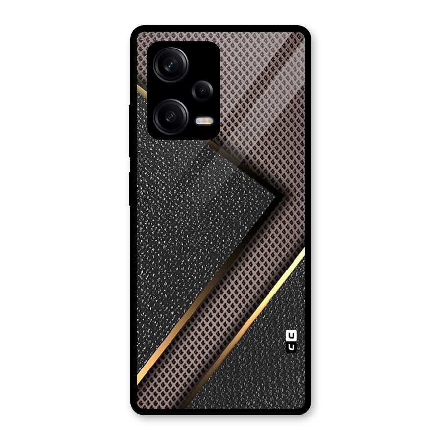 Rugged Polka Design Glass Back Case for Redmi Note 12 Pro