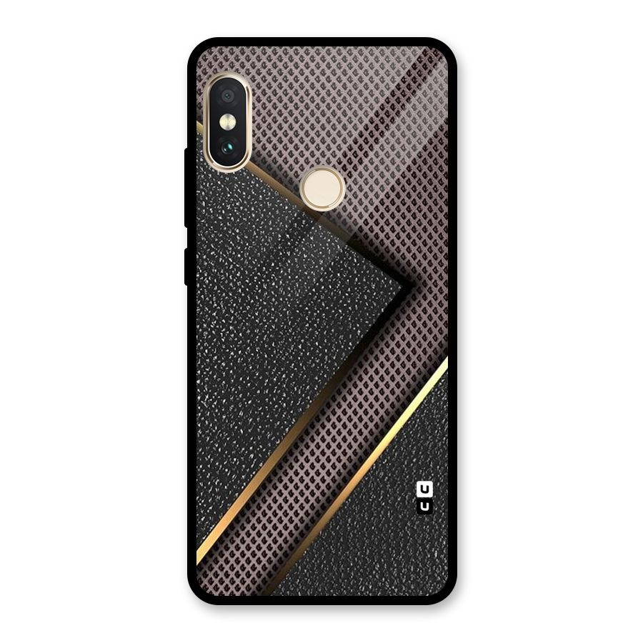 Rugged Polka Design Glass Back Case for Redmi Note 5 Pro