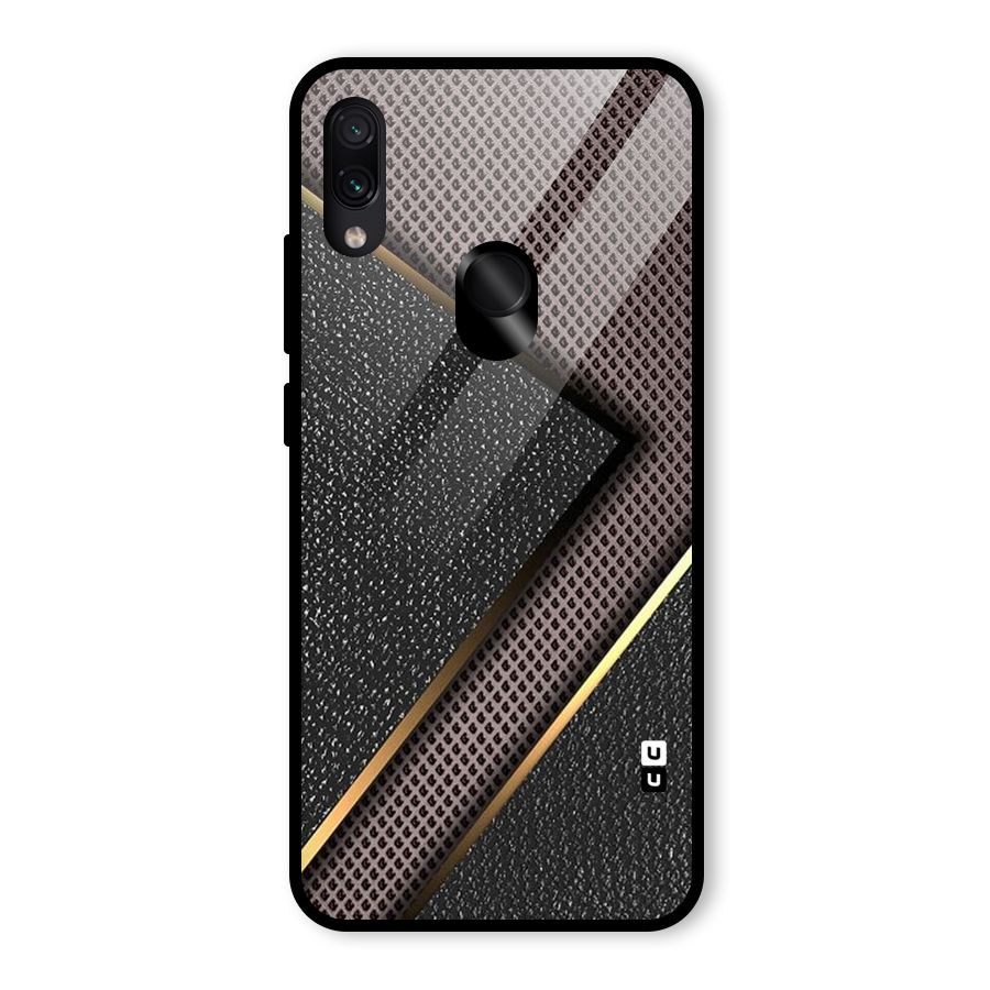 Rugged Polka Design Glass Back Case for Redmi Note 7 Pro