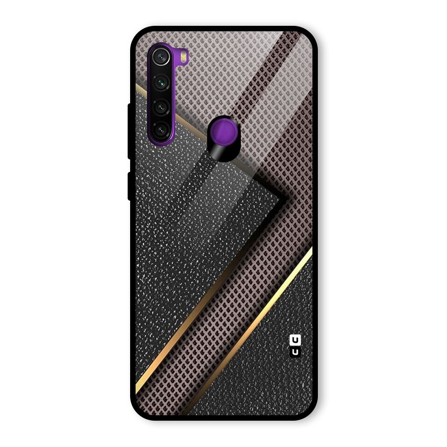 Rugged Polka Design Glass Back Case for Redmi Note 8