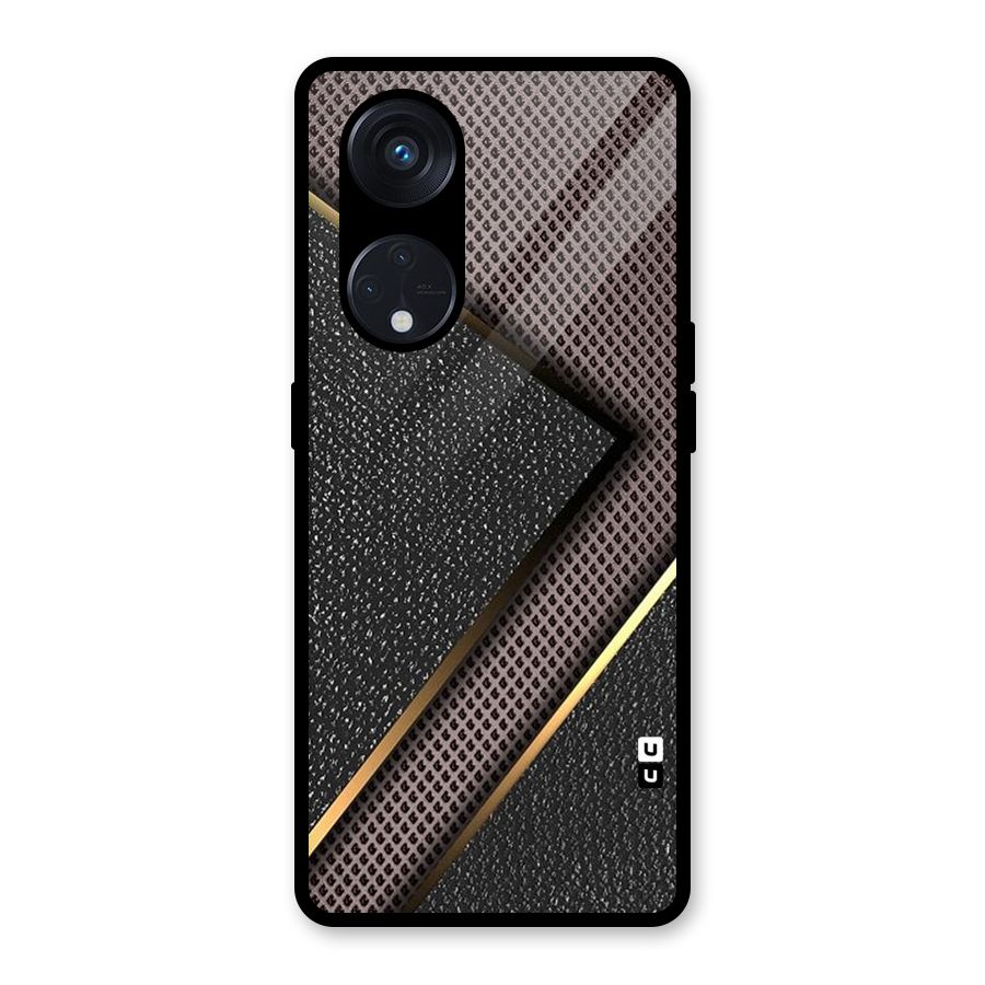 Rugged Polka Design Glass Back Case for Reno8 T 5G