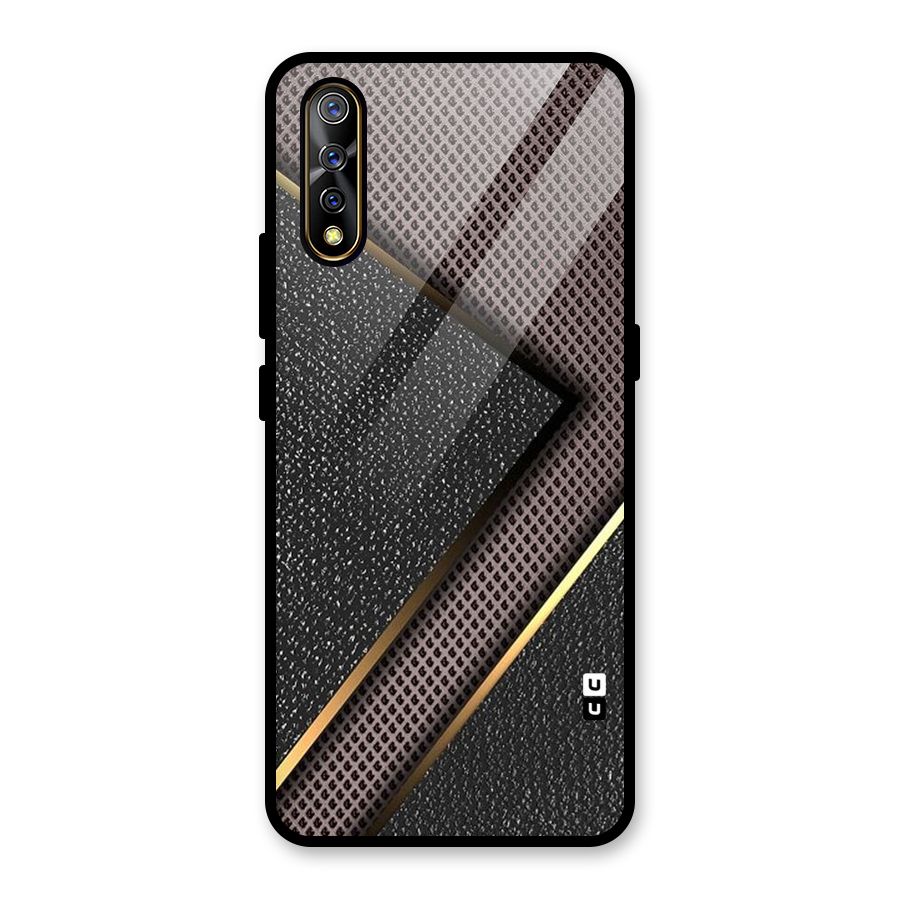 Rugged Polka Design Glass Back Case for Vivo S1