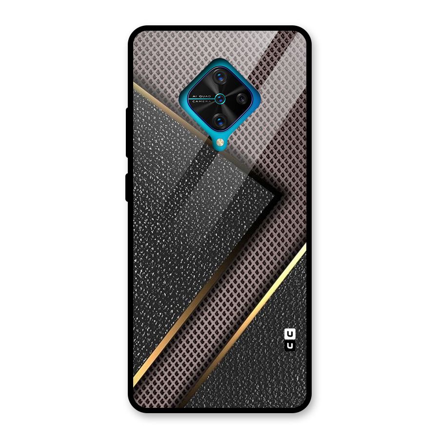 Rugged Polka Design Glass Back Case for Vivo S1 Pro