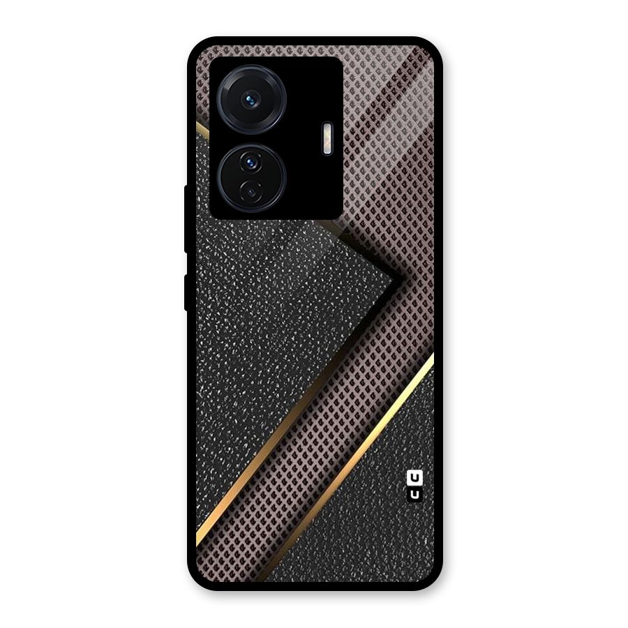 Rugged Polka Design Glass Back Case for Vivo T1 Pro
