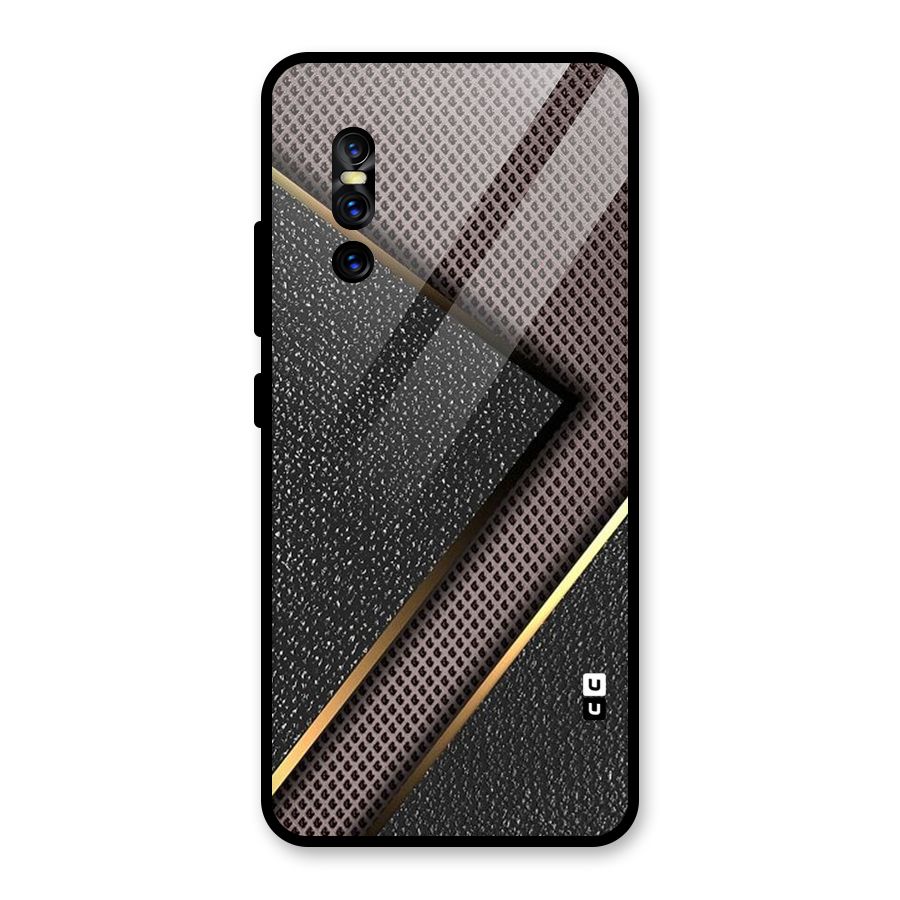 Rugged Polka Design Glass Back Case for Vivo V15 Pro