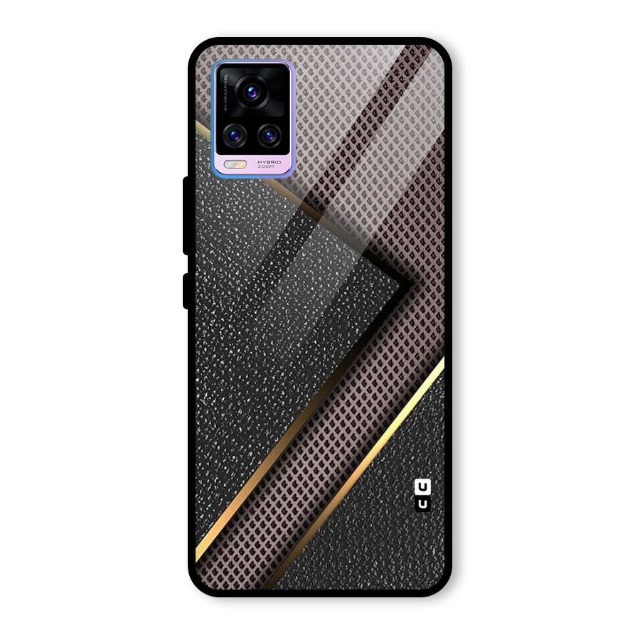 Rugged Polka Design Glass Back Case for Vivo V20 Pro