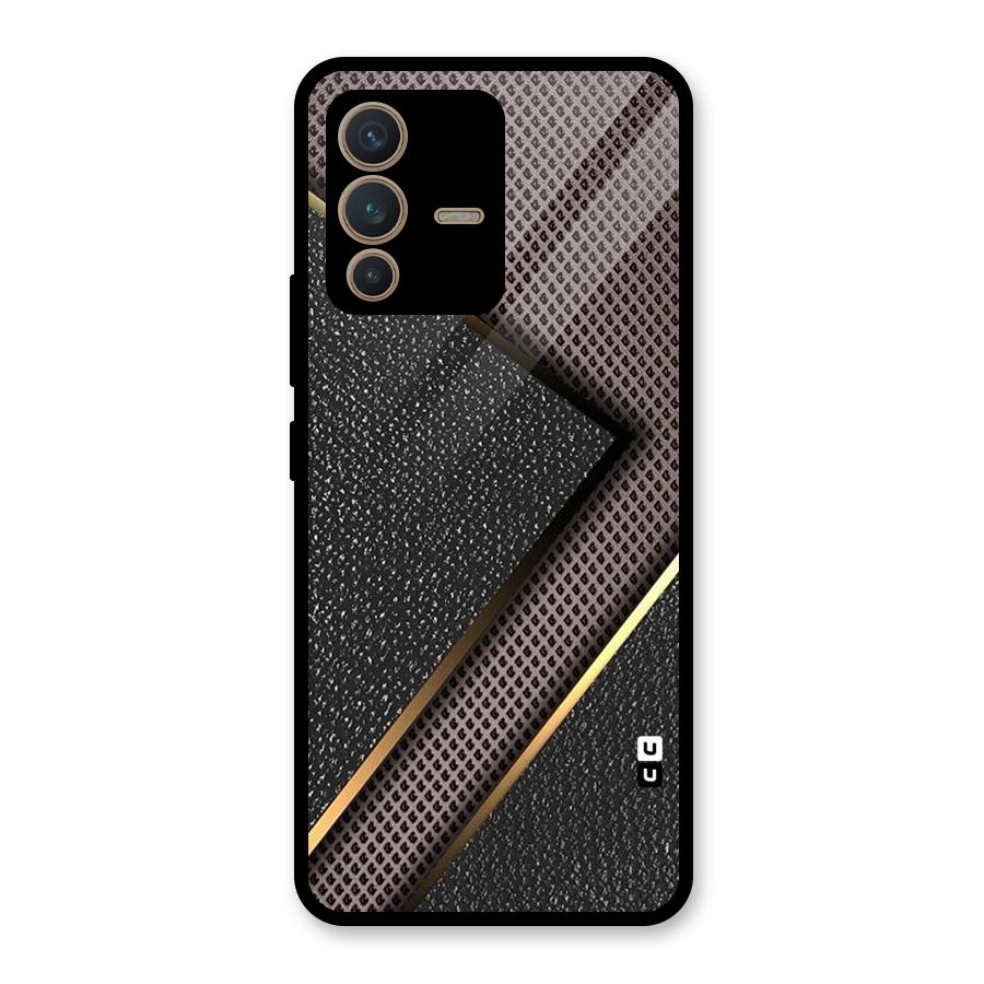 Rugged Polka Design Glass Back Case for Vivo V23 5G