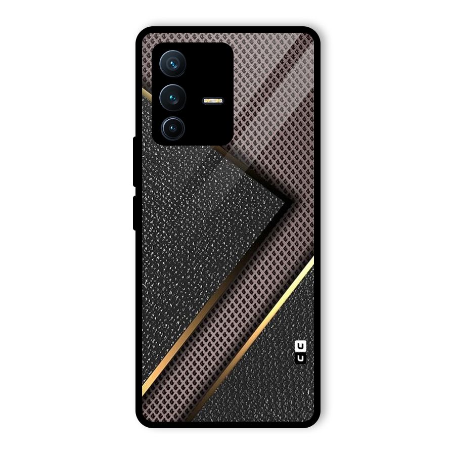 Rugged Polka Design Glass Back Case for Vivo V23 Pro