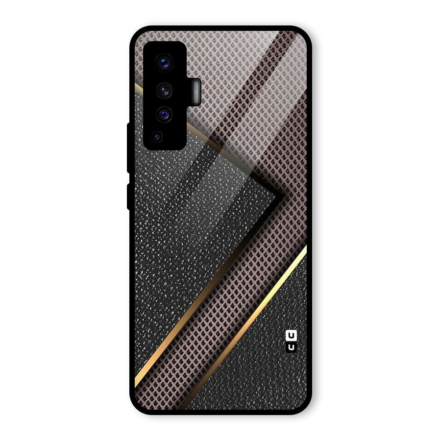 Rugged Polka Design Glass Back Case for Vivo X50