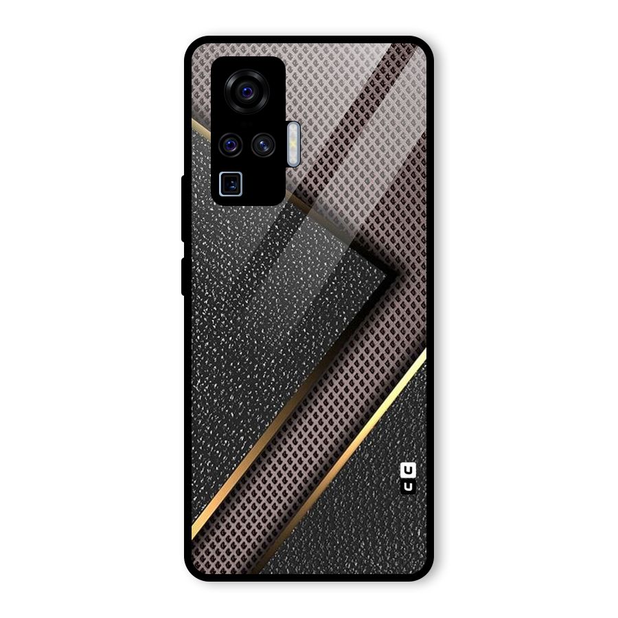 Rugged Polka Design Glass Back Case for Vivo X50 Pro
